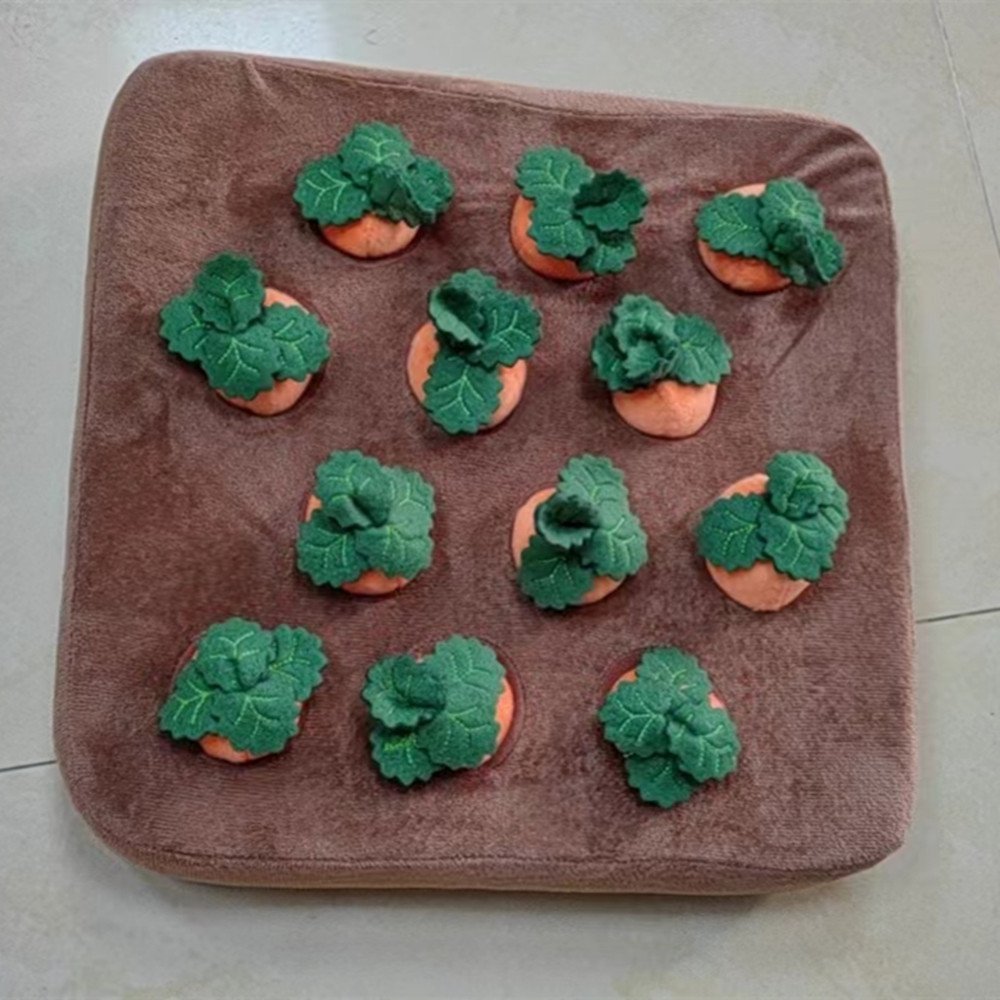 Pet Dog Toys Carrot Plush Toy Vegetable Chew Toy For Dogs Snuffle Mat For Dogs Cats Durable Chew Puppy Toy Dogs Accessories - Image 5