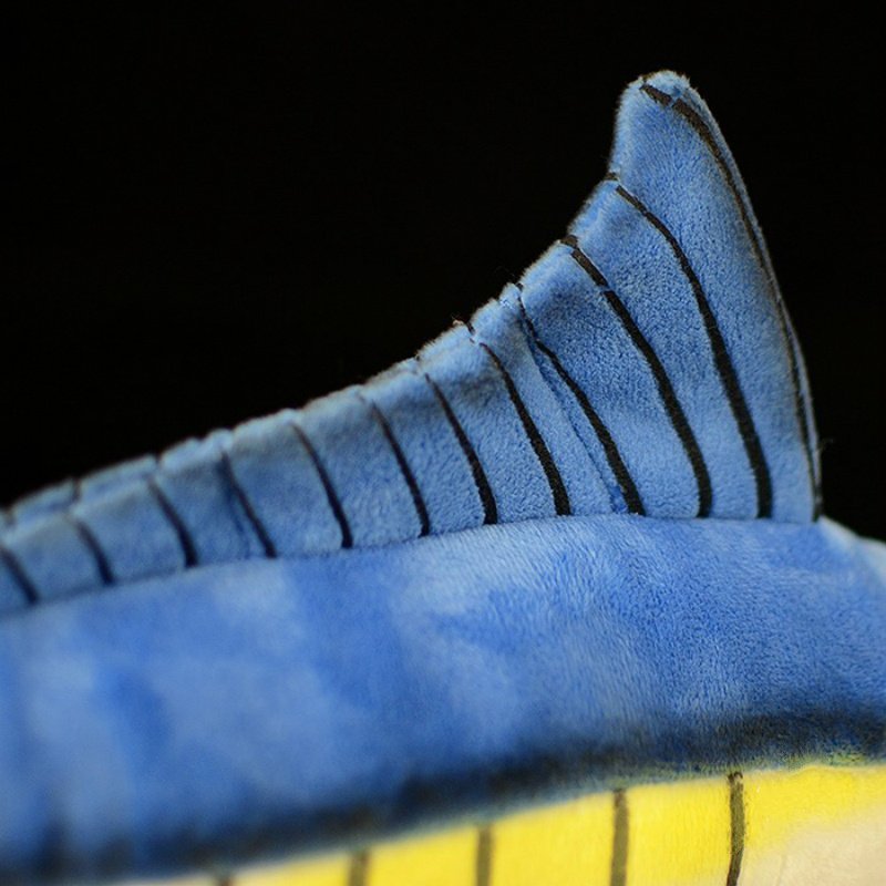 Realistic Stuffed Blue Marlin Plush Toys Fish Soft Toy - Image 7