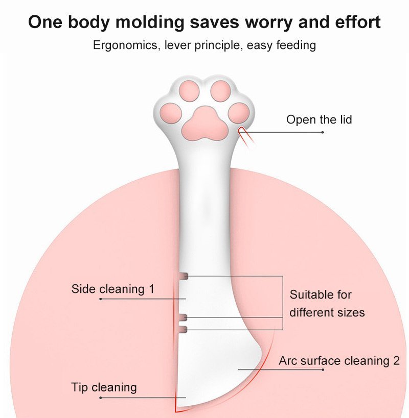 Multifunction Pet Canned Spoon Jar Opener Puppy Feeding Mixing Wet Dry Scoop Cat Dog Accessories Feeder Shovel Pets Tableware Multifunction Pet Canned Spoon Jar Opener Puppy - Image 6