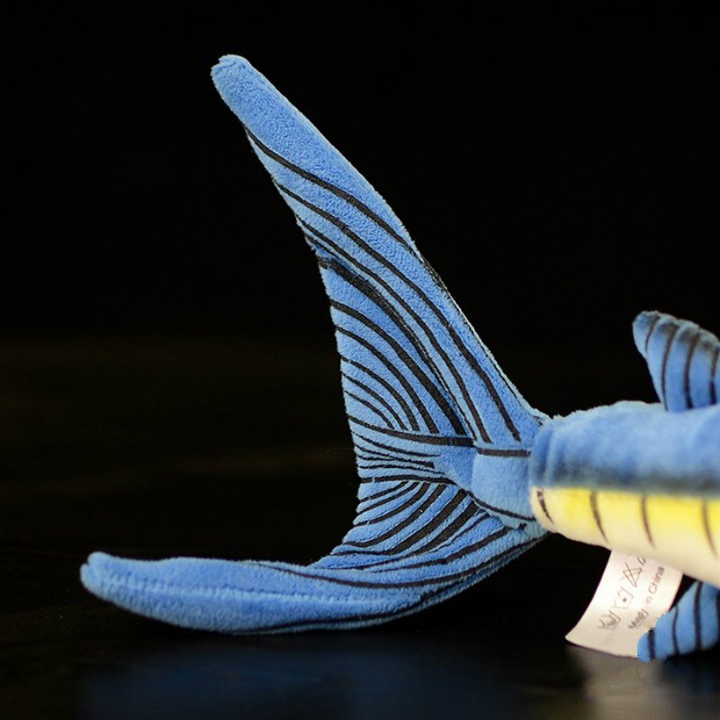 Realistic Stuffed Blue Marlin Plush Toys Fish Soft Toy - Image 6