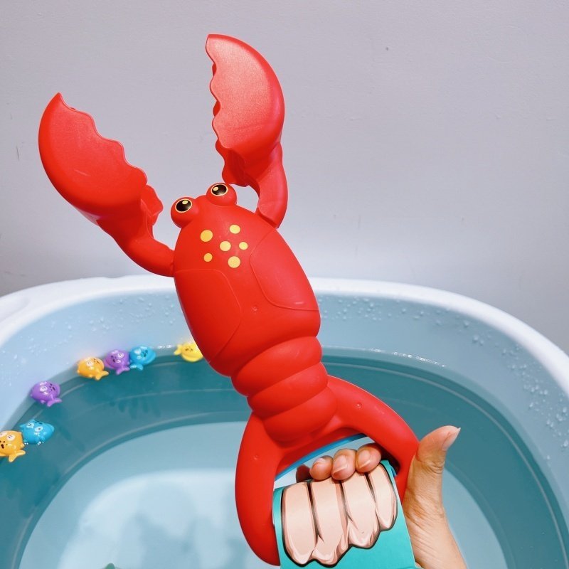 Children's Bathroom Bath And Water Toys Large Crocodile Eating Small Fish - Image 9