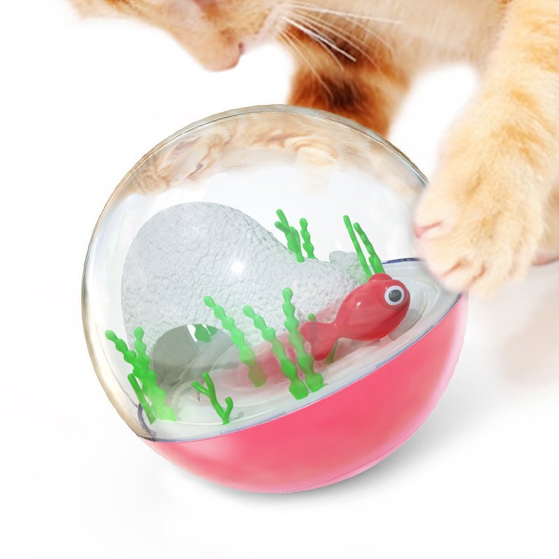 Pet Supplies Cat Toys Mimi Self-Hi Electric Fish Tumbler Funny Cat Ball - Image 4