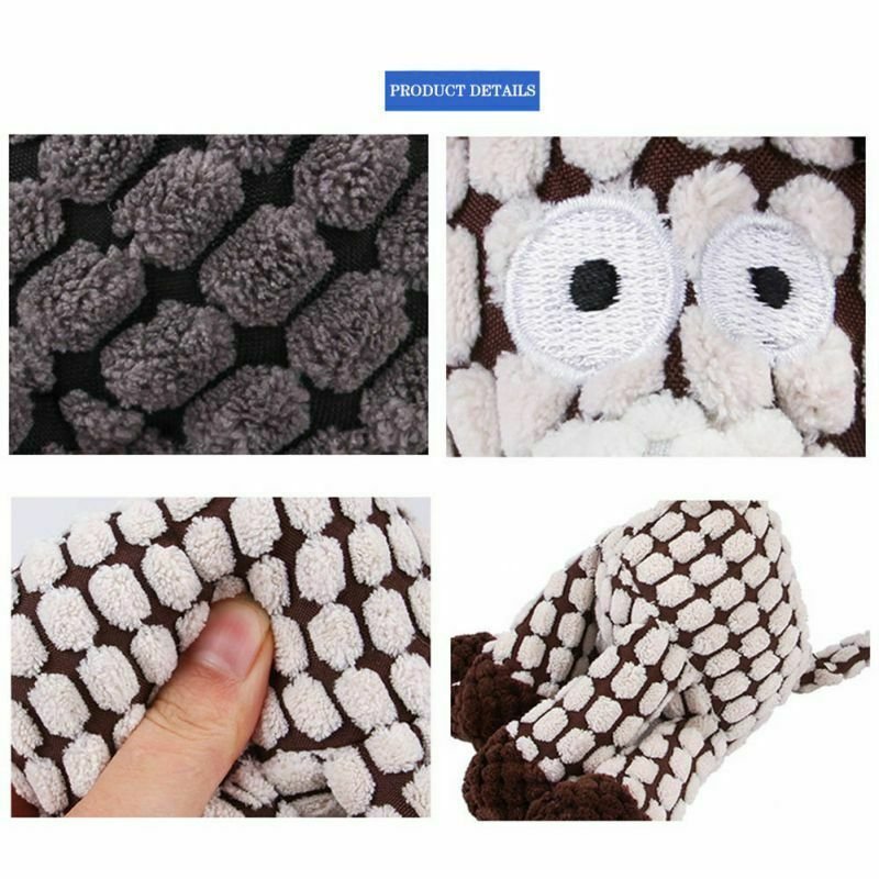 Dog Toy Play Funny Pet Puppy Chew Squeaker Squeaky Plush Sound Toys Clean Teeth - Image 6