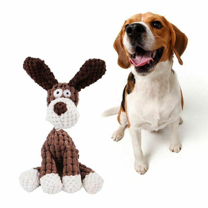 Dog Toy Play Funny Pet Puppy Chew Squeaker Squeaky Plush Sound Toys Clean Teeth - Image 5