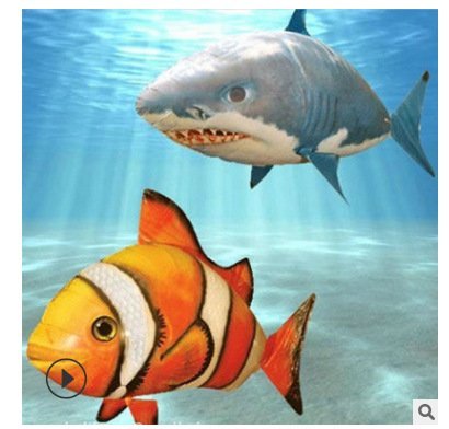Remote Control Shark Toys Air Swimming Fish Infrared RC Air Balloons Inflatable RC Flying Air Plane Kids Toys - Image 3