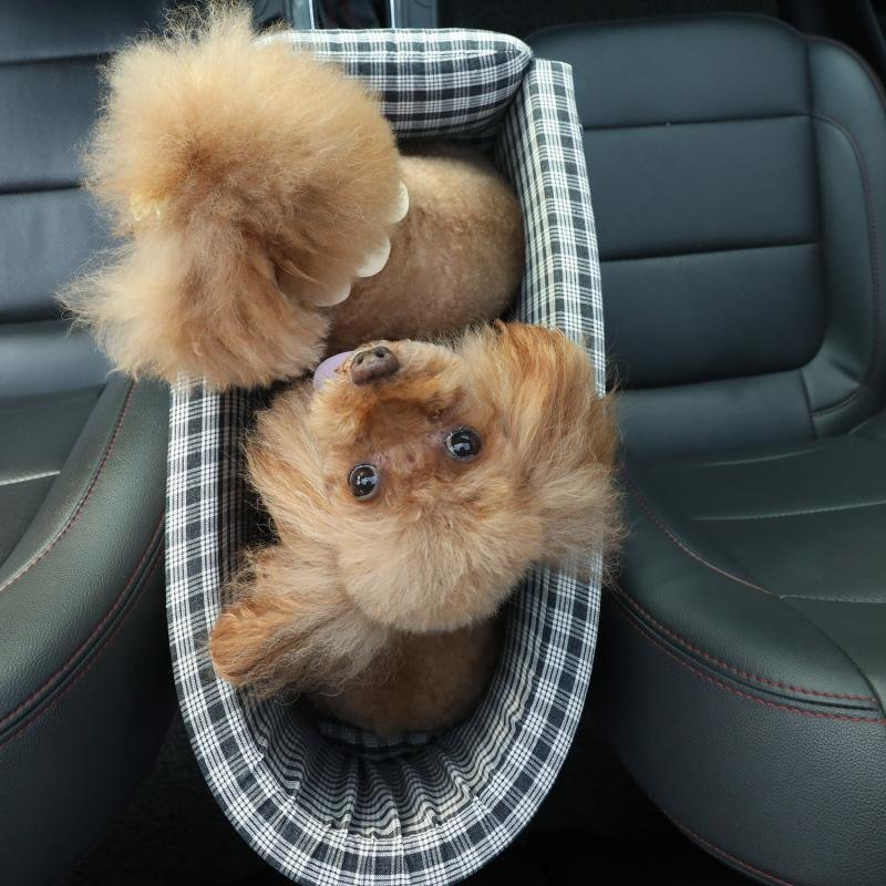 Portable Pet Dog Car Seat Central Control Nonslip Dog Carriers Safe Car Armrest Box Booster Kennel Bed For Small Cat Dog Travel - Image 3