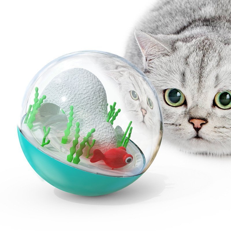 Pet Supplies Cat Toys Mimi Self-Hi Electric Fish Tumbler Funny Cat Ball - Image 5