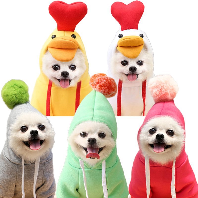Cute Fruit Dog Clothes For Small Dogs Hoodies Winter Warm Fleece Pet Clothing Puppy Cat Costume Coat For French Chihuahua Outfit - Image 9
